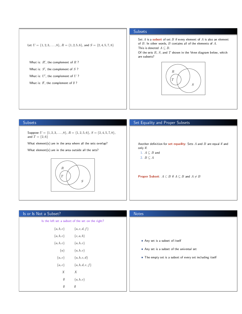 RBI Grade B Study Materials Set Theory - Page 4