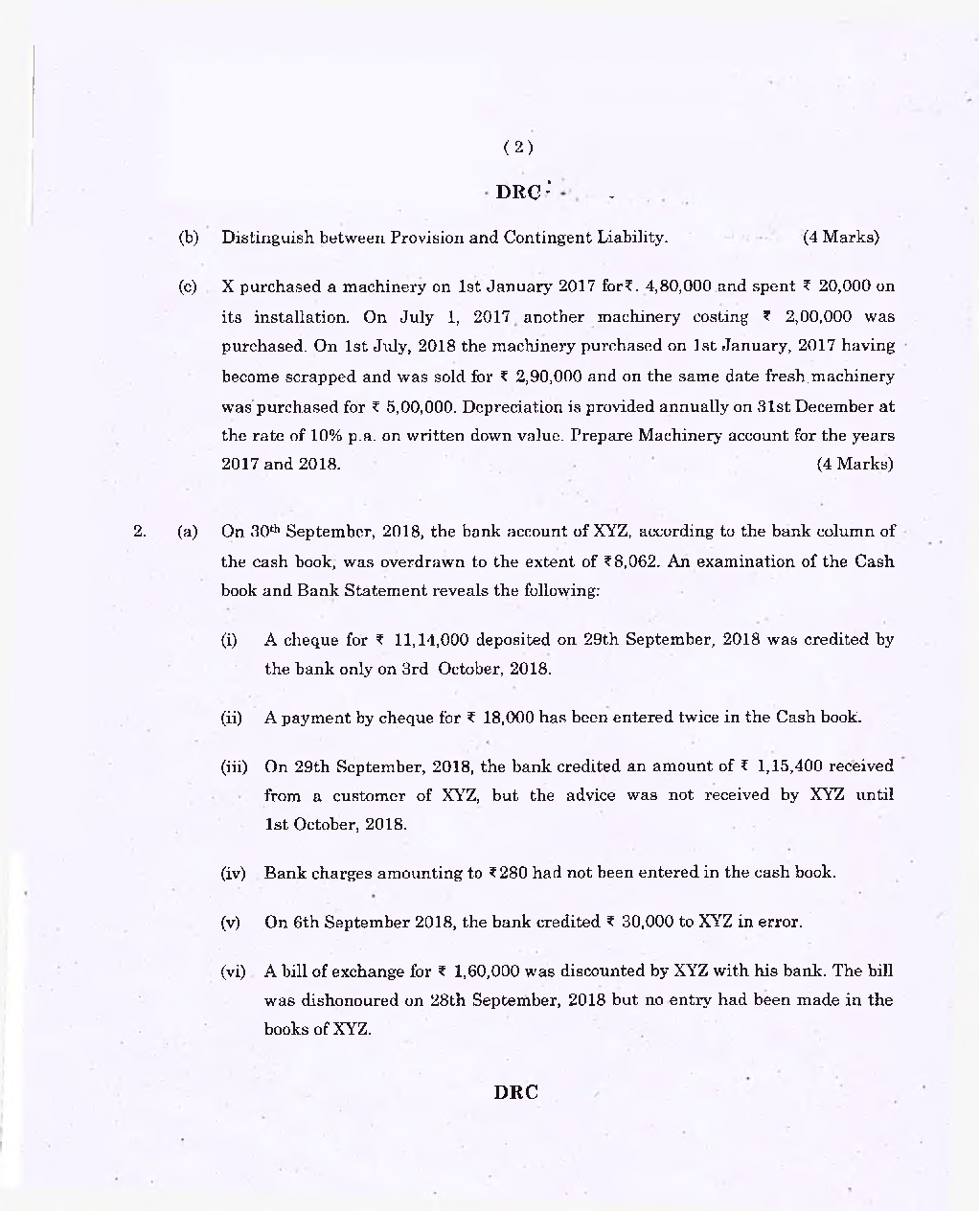 CA Foudation Principles and Practice of AccountingQuestion paper-2021 - Page 3