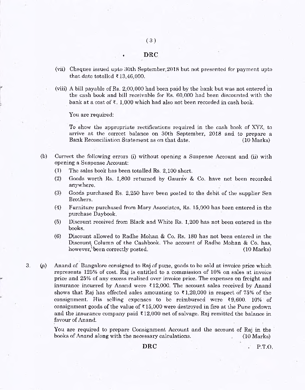 CA Foudation Principles and Practice of AccountingQuestion paper-2021 - Page 4