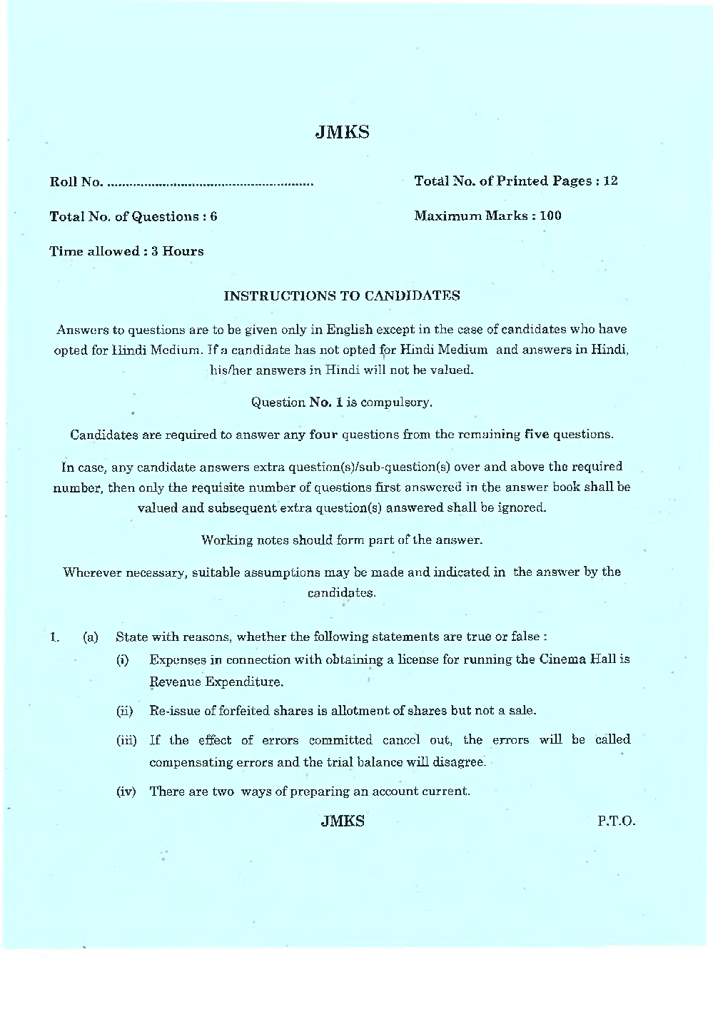 CA Foudation Business Economics and Business and Commercial KnowledgeQuestion paper-2017 - Page 2
