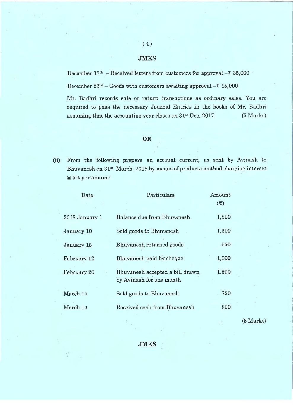 CA Foudation Business Economics and Business and Commercial KnowledgeQuestion paper-2017 - Page 5
