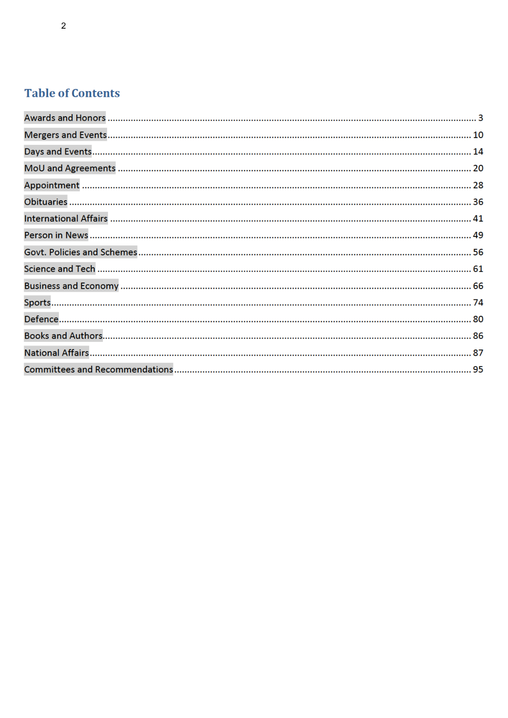 Monthly Current Affairs Capsule January 2021 - Page 2