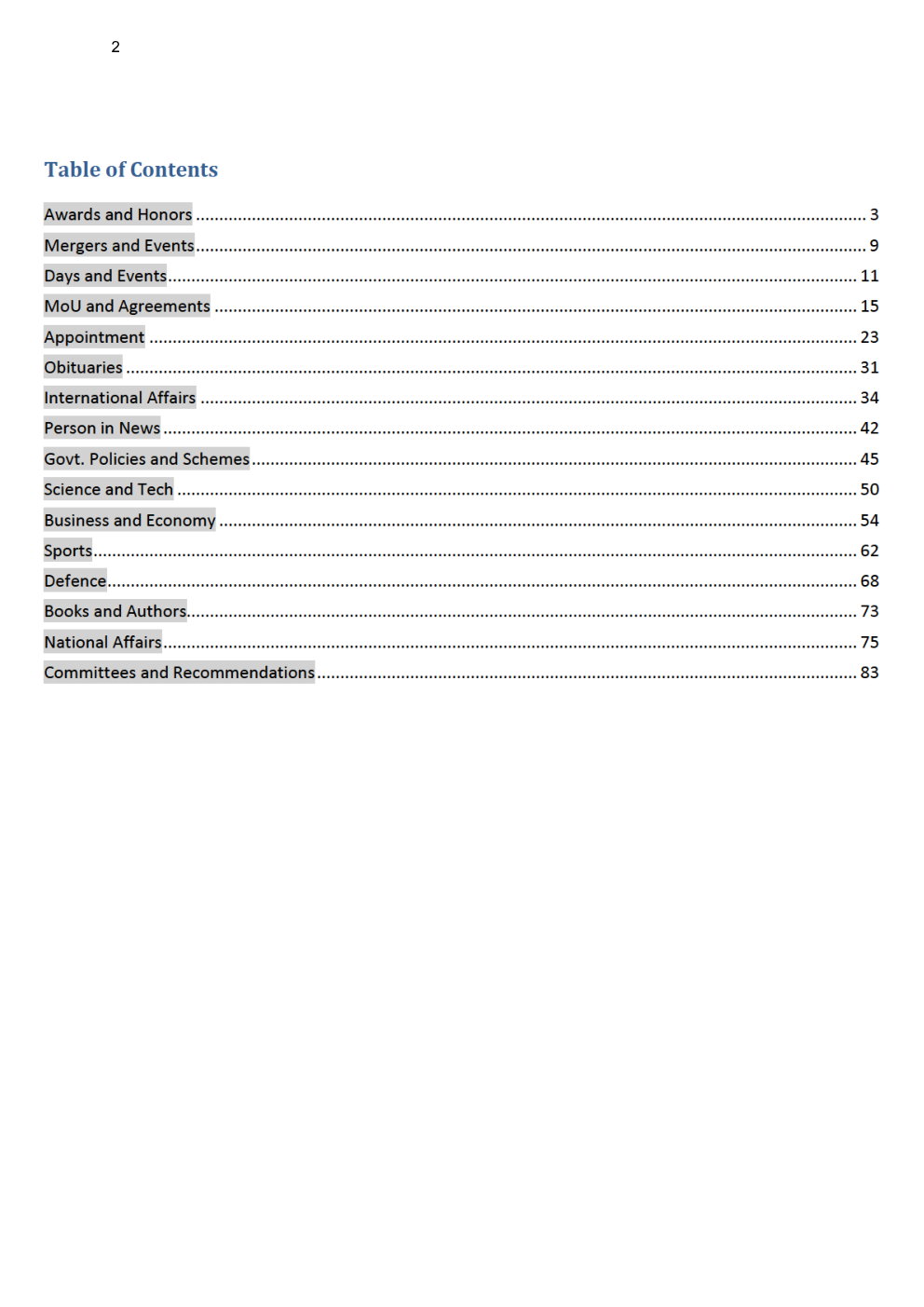 Monthly Current Affairs Capsule February 2021 - Page 2