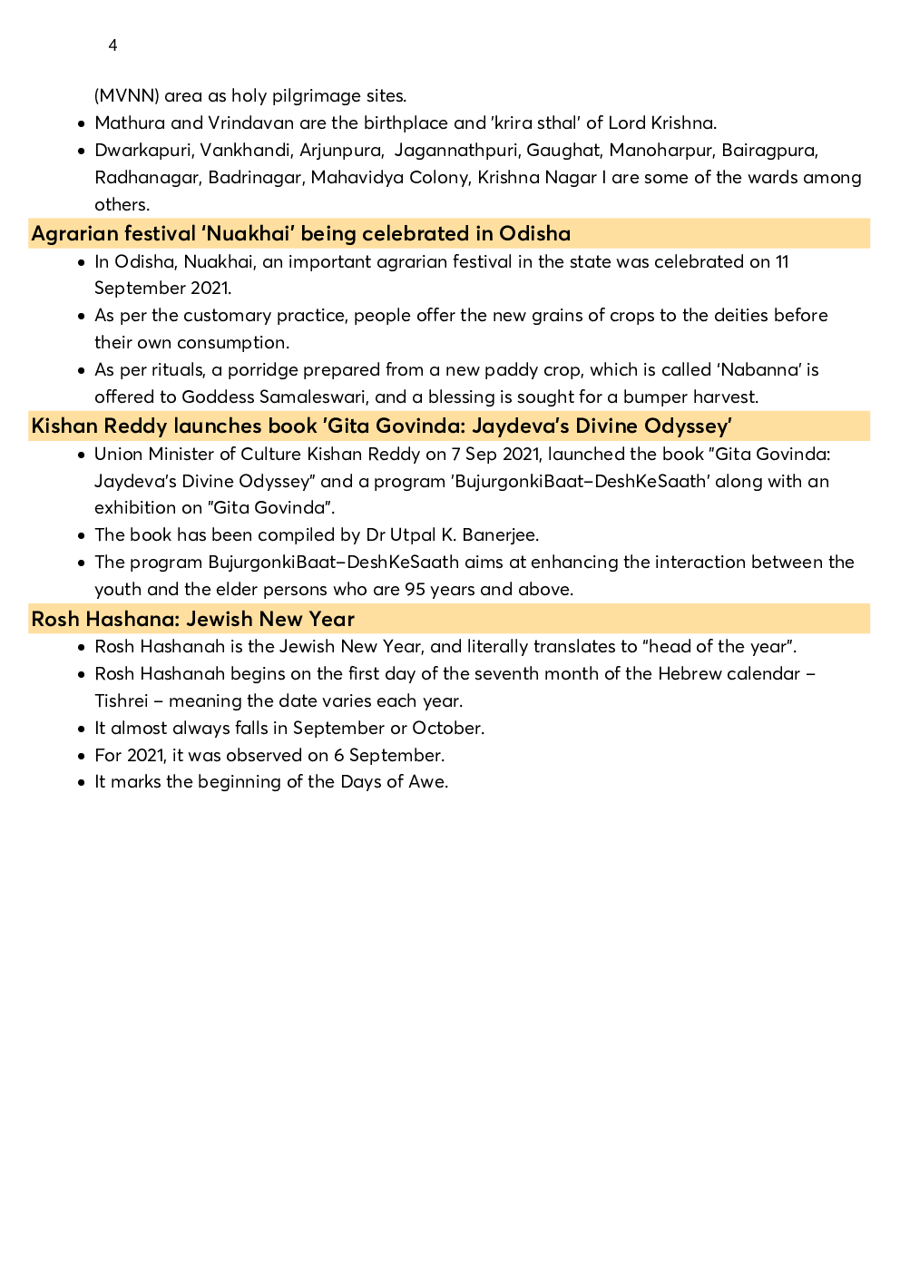 Monthly Current Affairs Capsule September 2021 - Page 4
