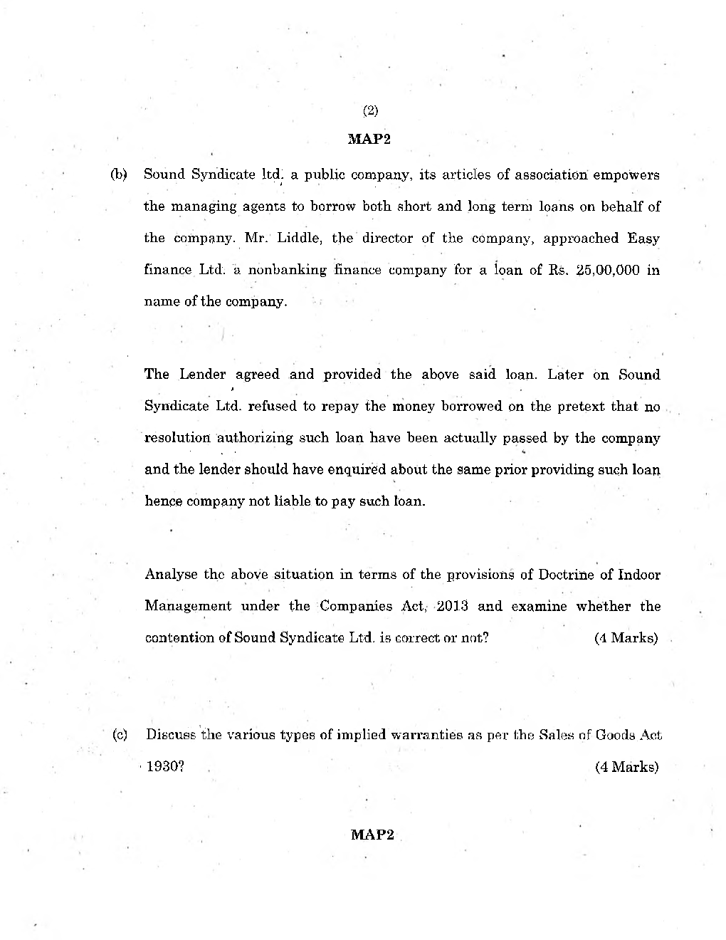 CA Foundation Previous Year Question Paper-2019 - Page 3