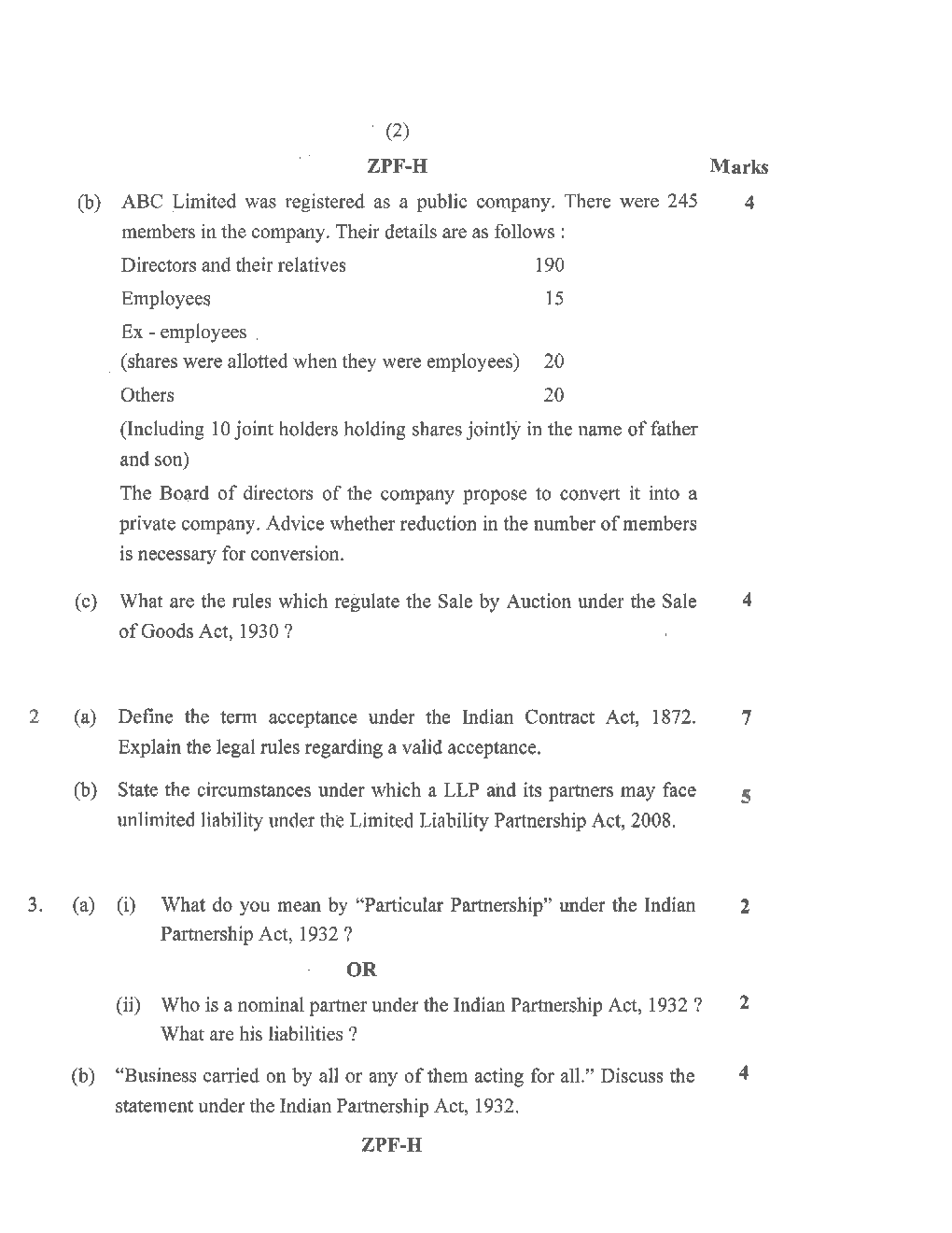 CA Foundation Previous Year Question Paper-2021 - Page 3