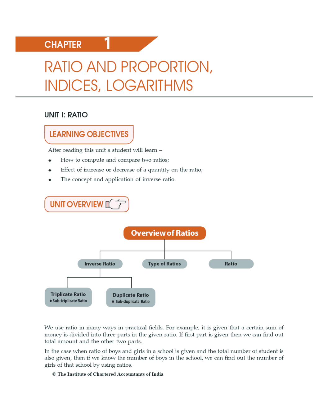 CA Foundation Study Material Paper-3 Business Mathematics, Logical Reasoning And Statistics - Page 4