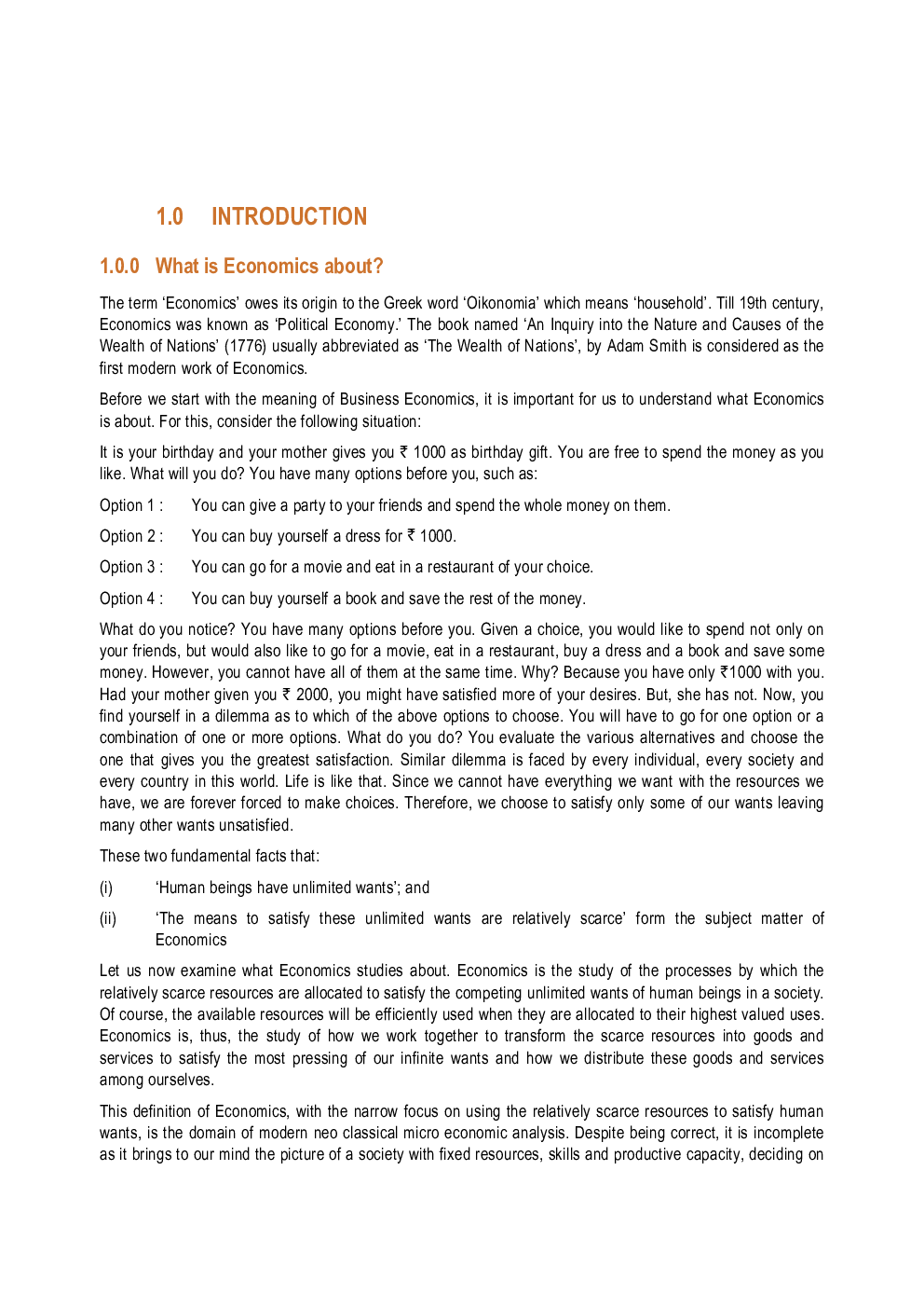 CA Foundation Study Material Paper-4 Business Economics And Business And Commercial Knowledge - Page 5