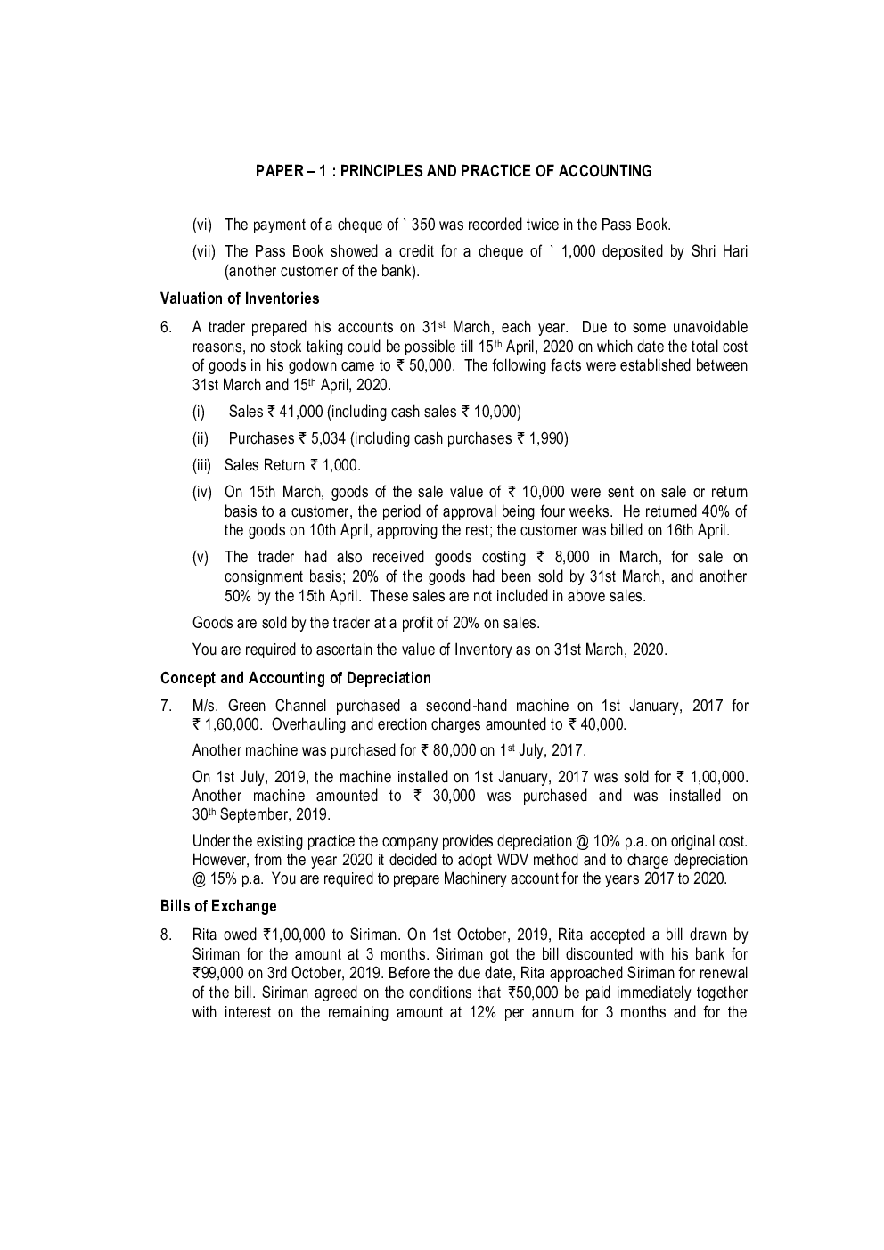 CA Foundation Practice Set For All Papers - Page 4