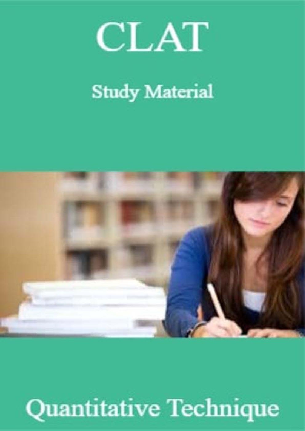 CLAT Study Material For Quantitative Technique - Page 1