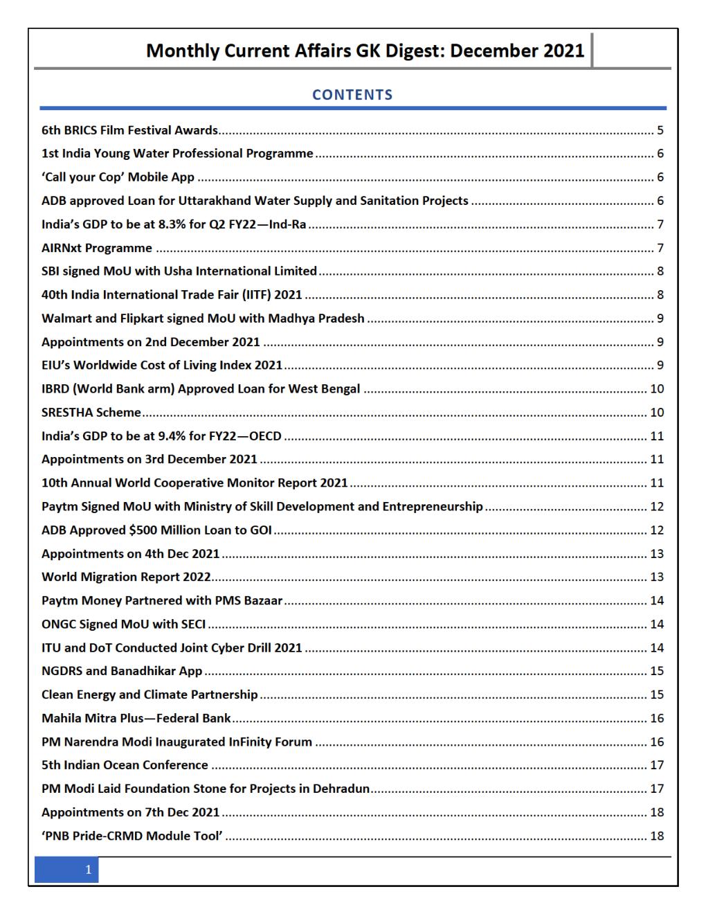 GK Digest - December 2021 - Page 2