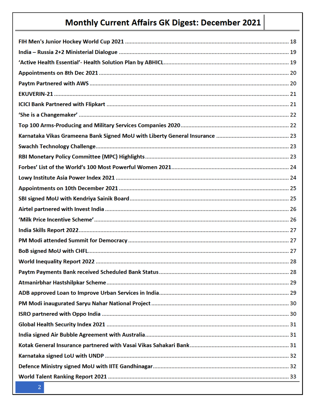 GK Digest - December 2021 - Page 3