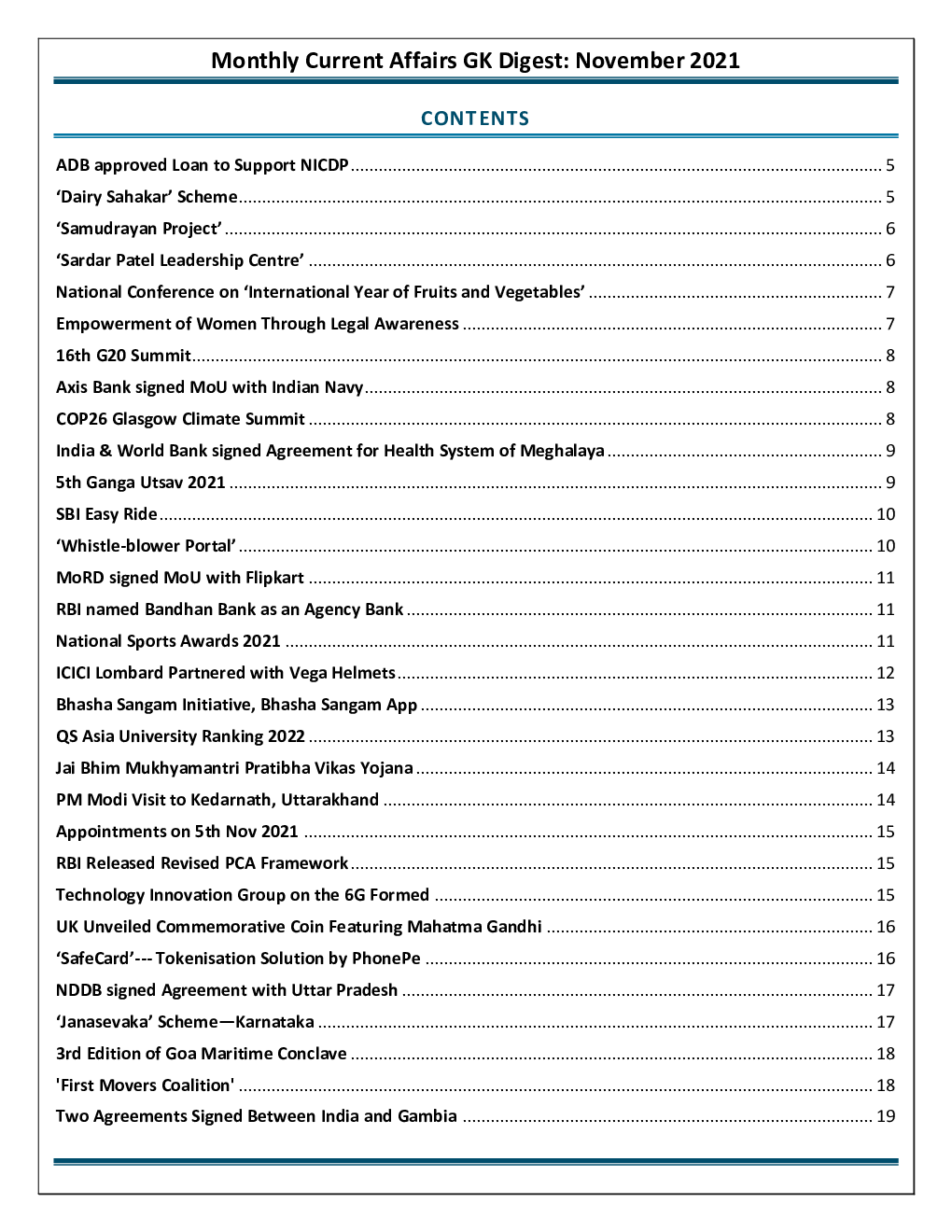 GK Digest - November 2021 - Page 2