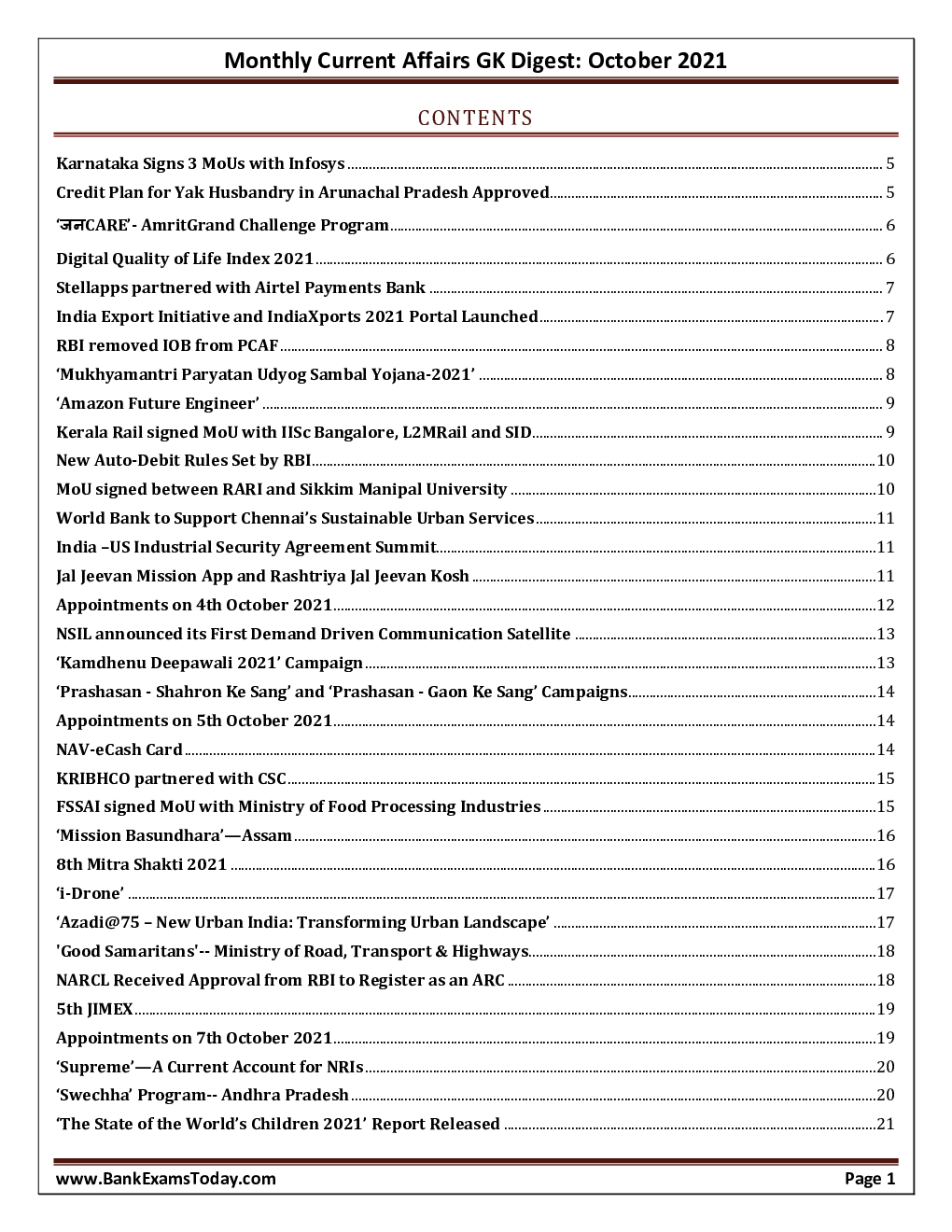 GK Digest - October 2021 - Page 2