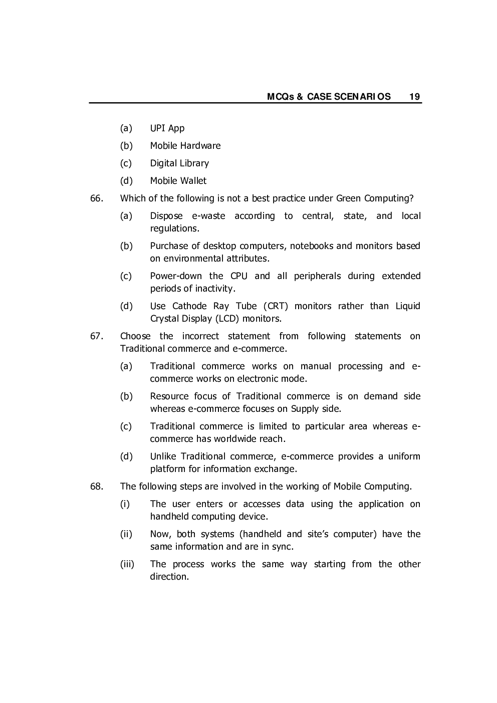 CA Intermediate MCQs For All Papers - Page 3