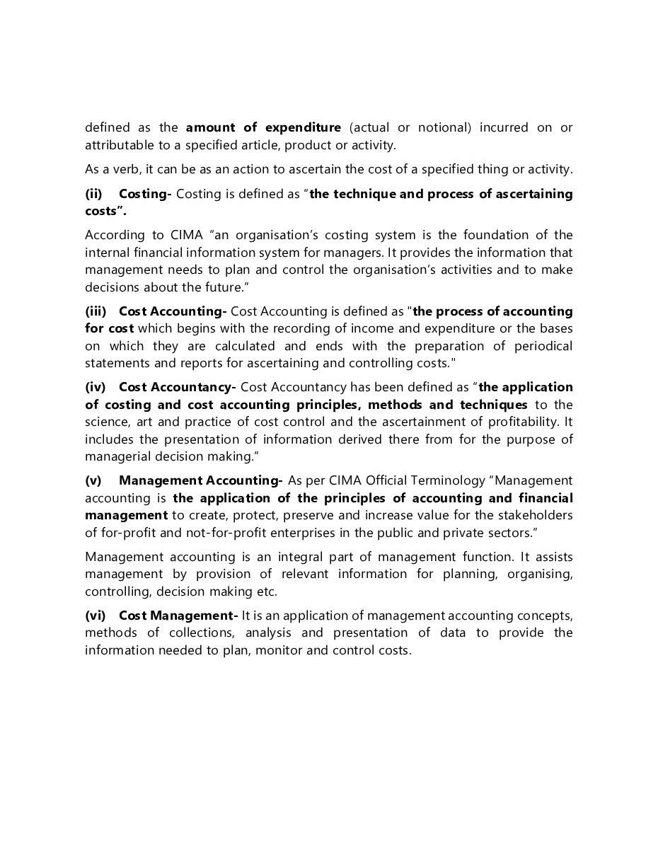 CA Intermediate Paper-3 Cost And Management Accounting - Page 5