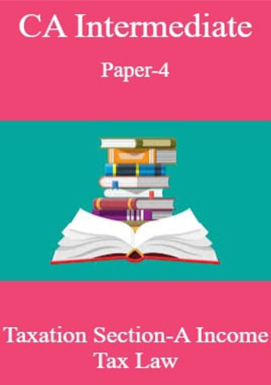 CA Intermediate Paper-4 Taxation Section-A Income Tax Law - Page 1