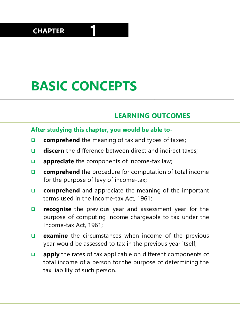 CA Intermediate Paper-4 Taxation Section-A Income Tax Law - Page 3