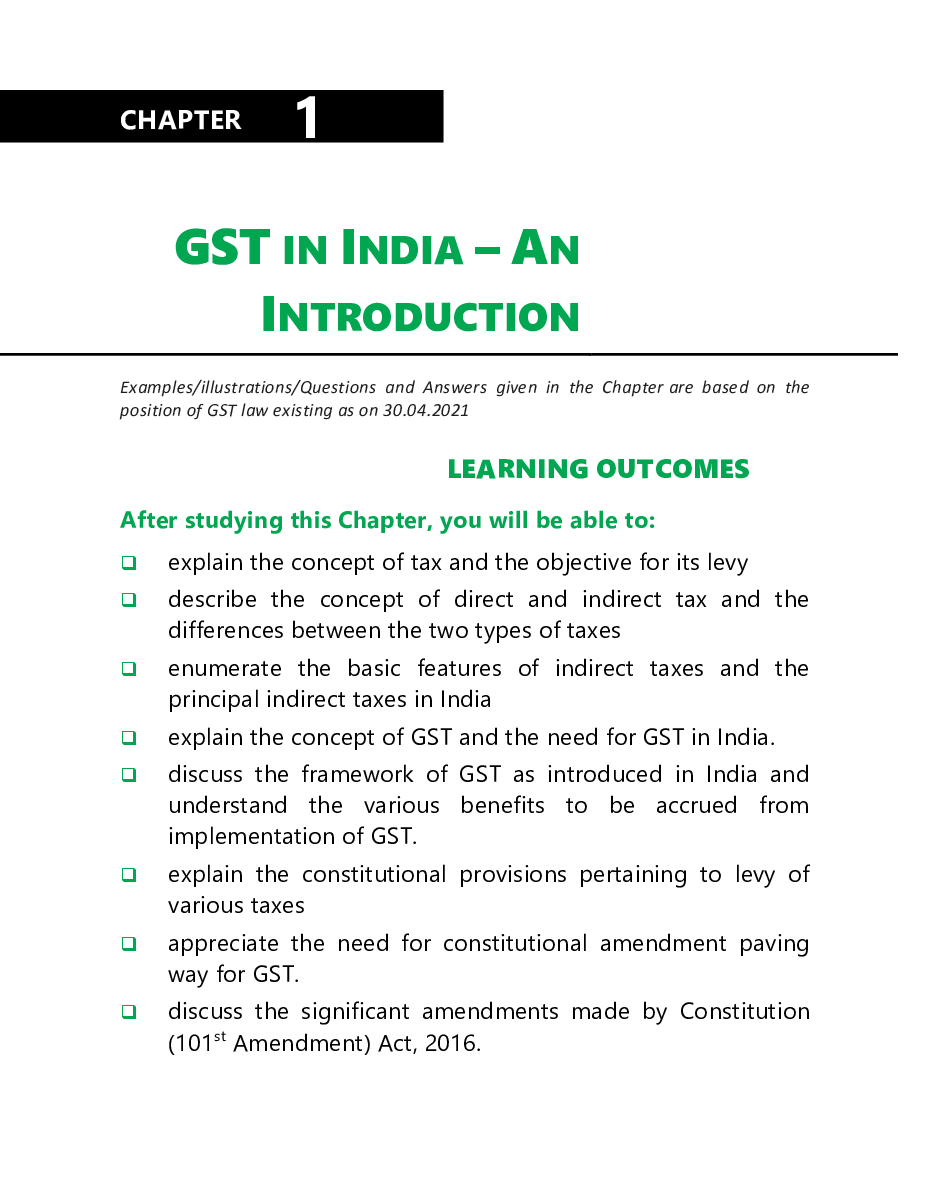 CA Intermediate Paper-4 Taxation Section-B Indirect Taxes - Page 3