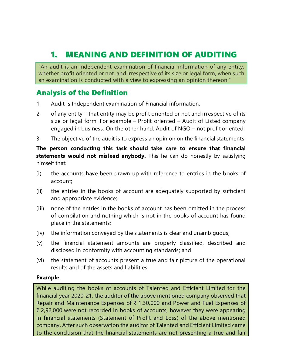 CA Intermediate Paper-6 Auditing and Assurance - Page 4