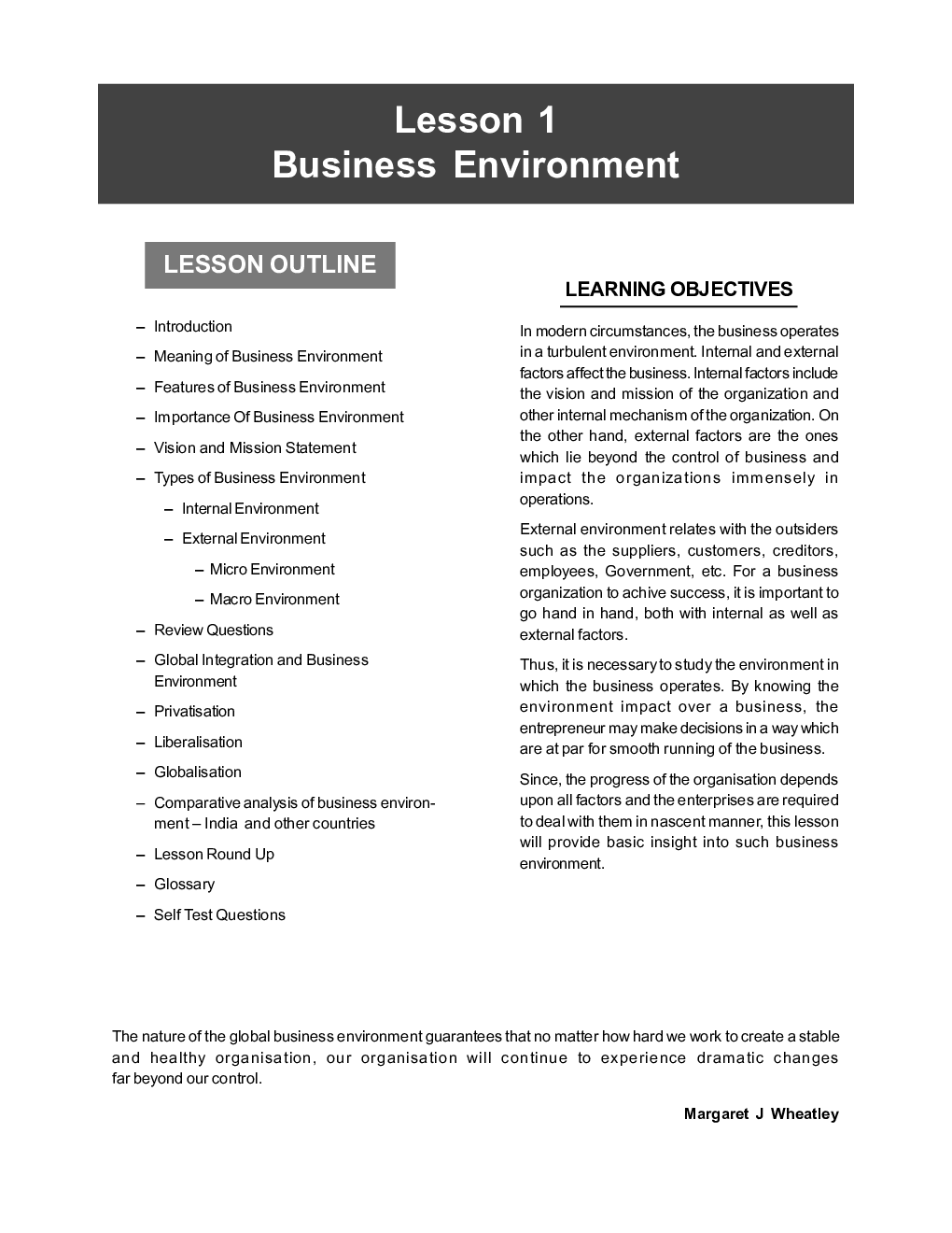 CS Foundation Study Material Paper-1 Business Environment And Law - Page 3