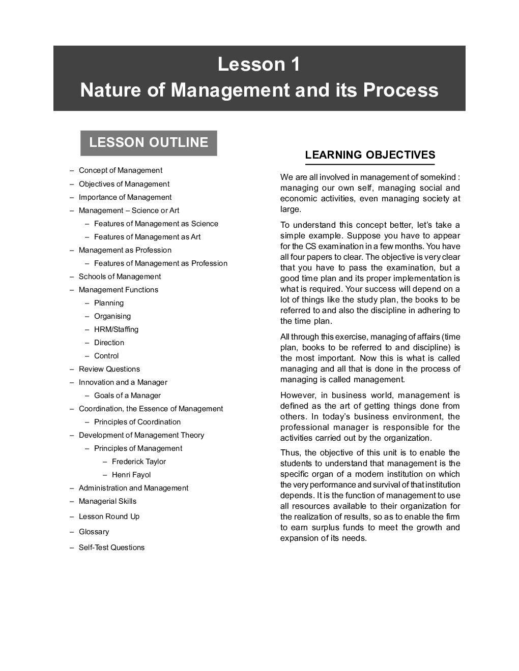 CS Foundation Study Material Paper-2 Business Management Ethics & Entrepreneurship - Page 3