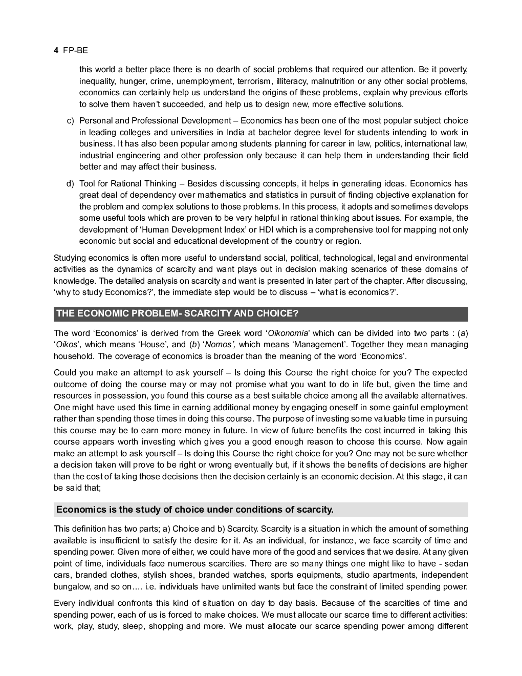 CS Foundation Study Material Paper-3 Business Economics - Page 5