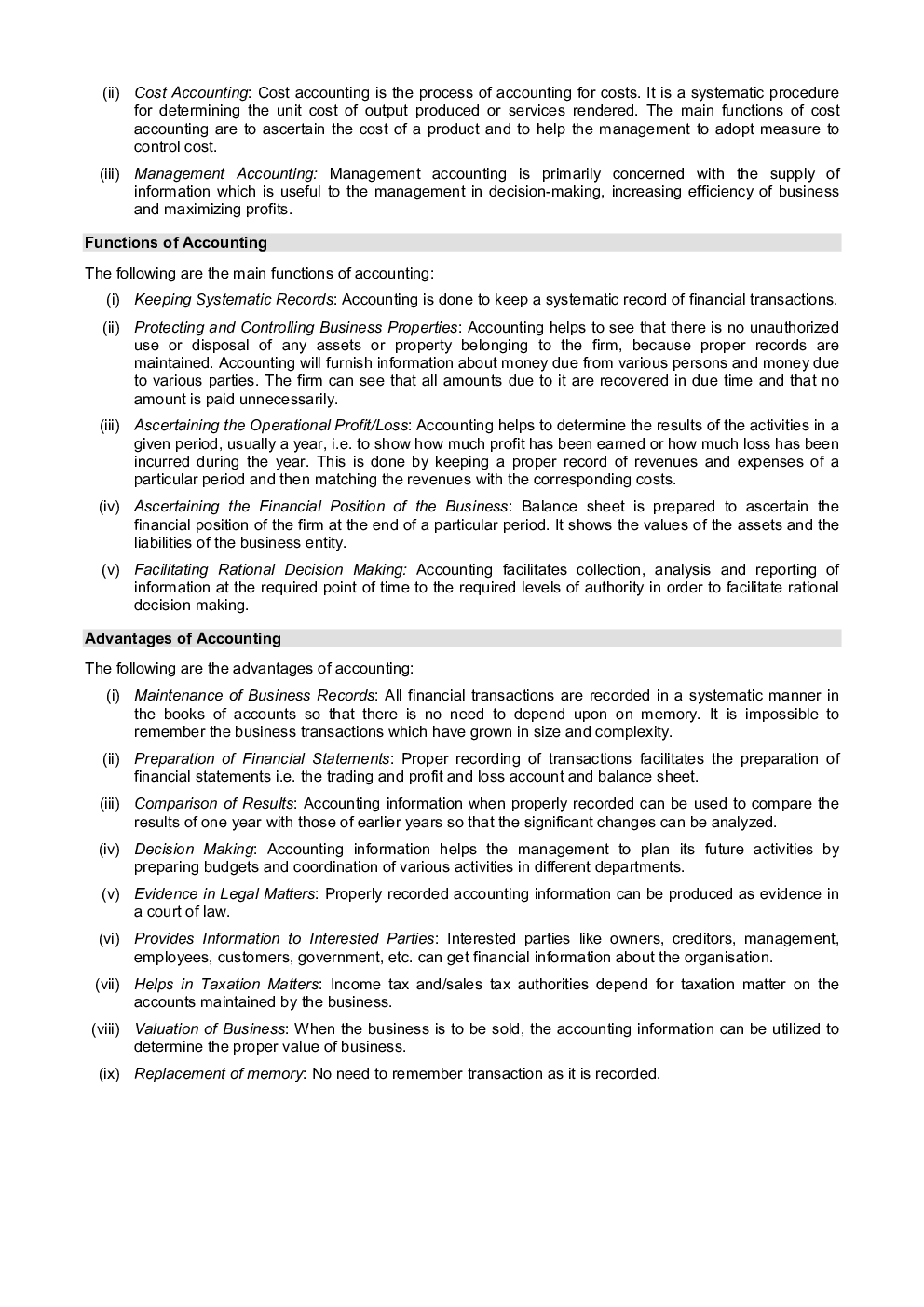 CS Foundation Study Material Paper-4 Fundamentals Of Accounting And Auditing - Page 5