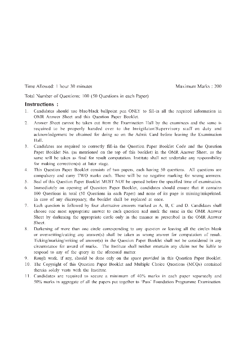 CS Foundation Previous Year Question Paper-2017 - Page 2