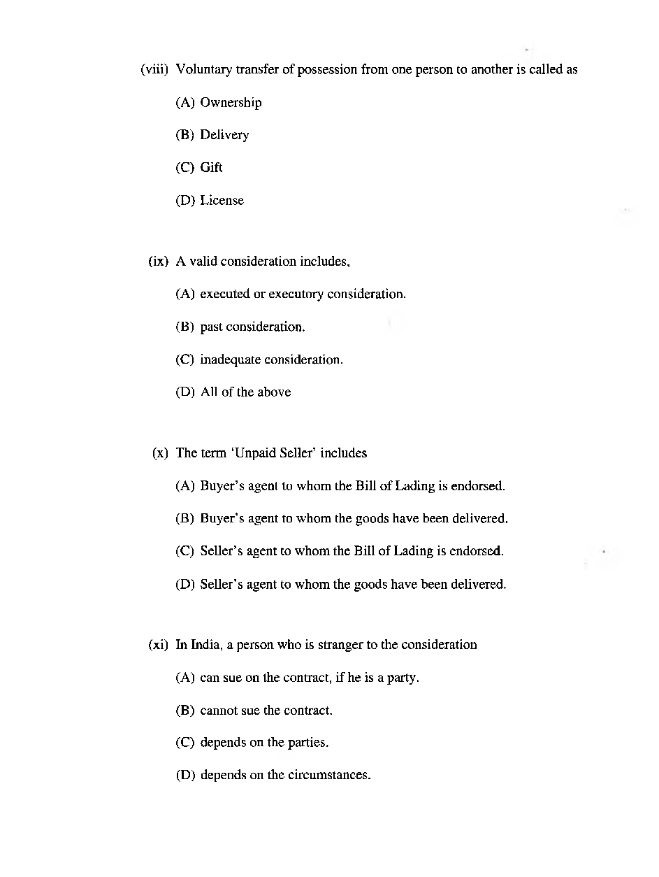CS Foundation Previous Year Question Paper-2019 - Page 4