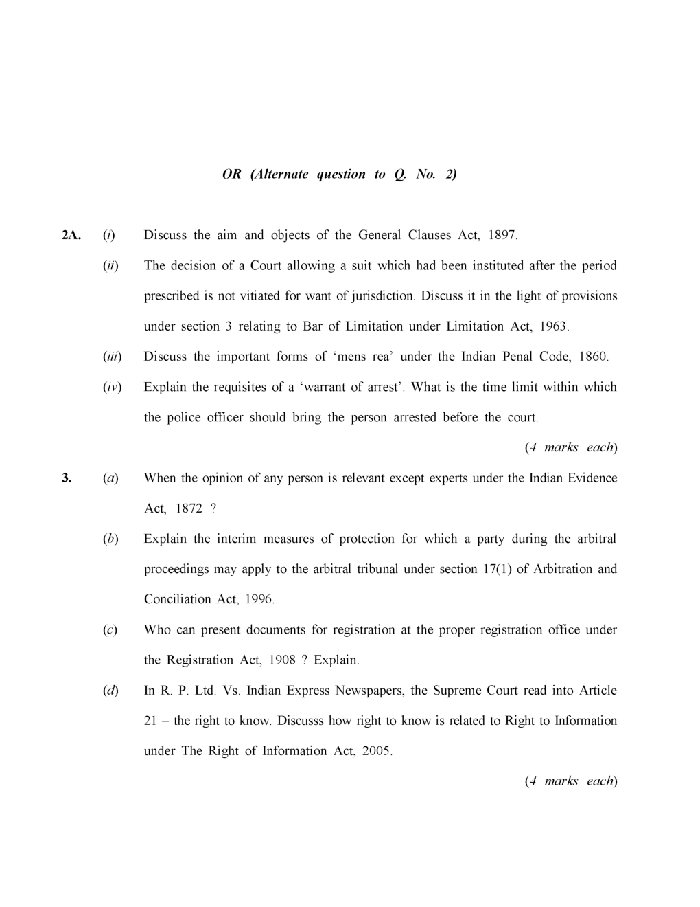 CS Foundation Previous Year Question Paper-2021 - Page 3