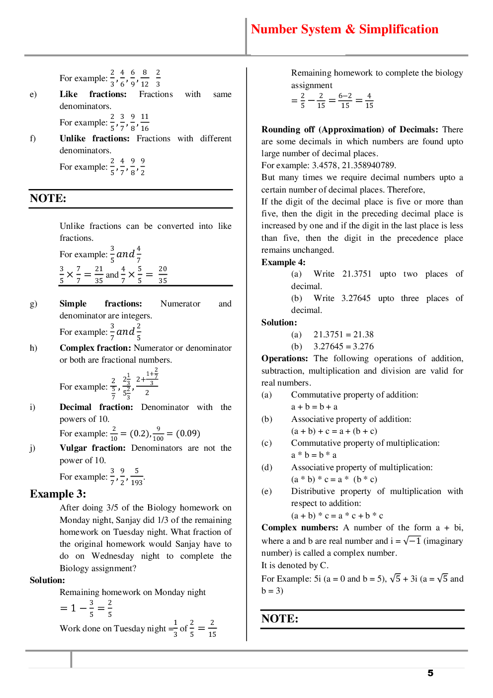 RRB NTPC CBT-2 Maths Study Notes  - Page 5