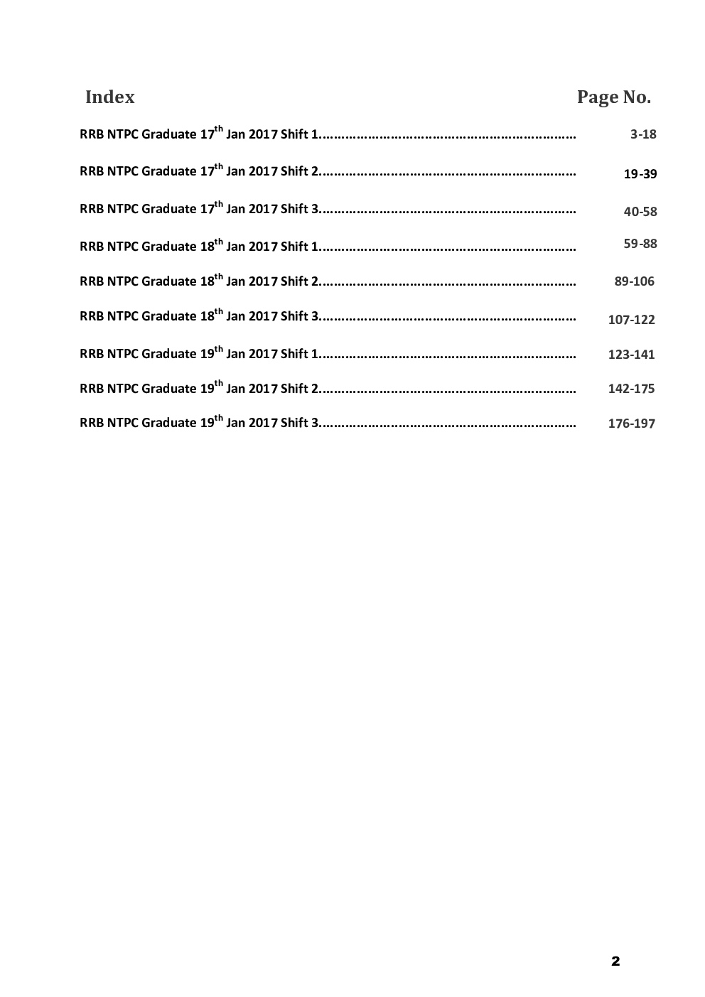 RRB NTPC CBT-2 PREVIOUS YEAR PAPER (2017 All Shifts) - Page 2