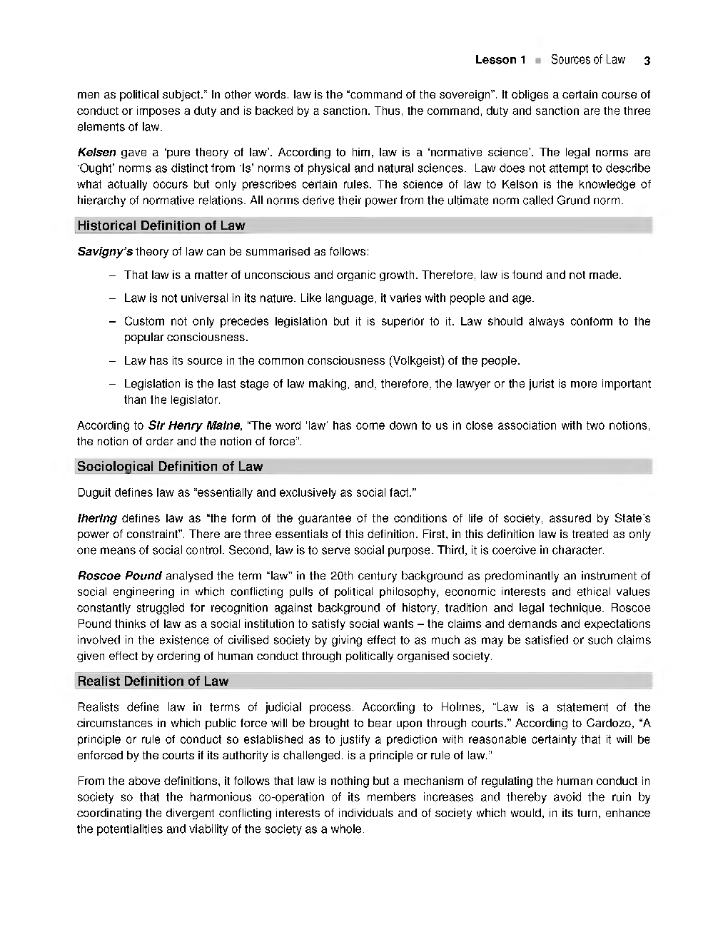 CS Executive Paper-1 Study Material For Jurisprudence Interpretation And General Laws - Page 4