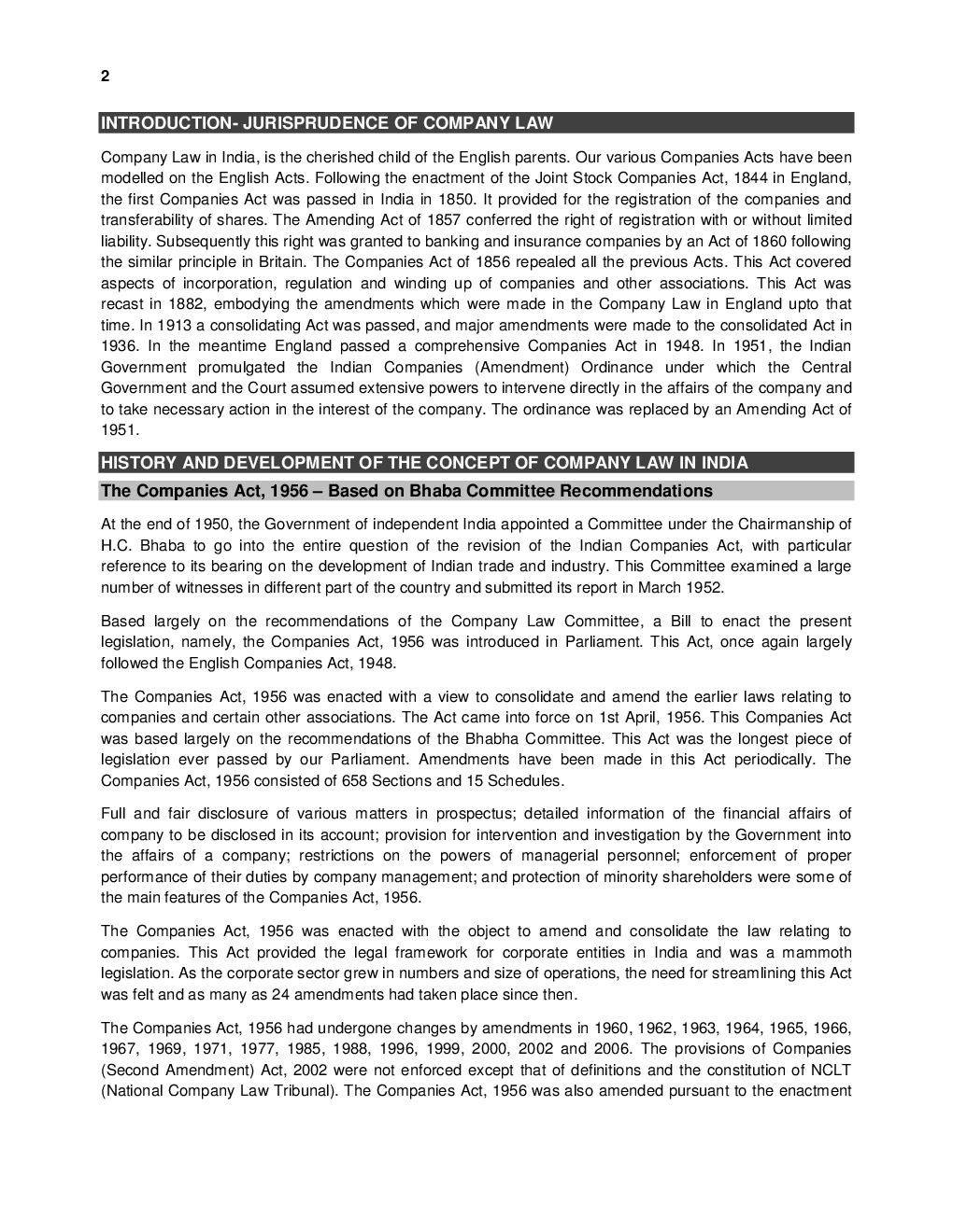 CS Executive Paper-2 Study Material For Company Law - Page 4