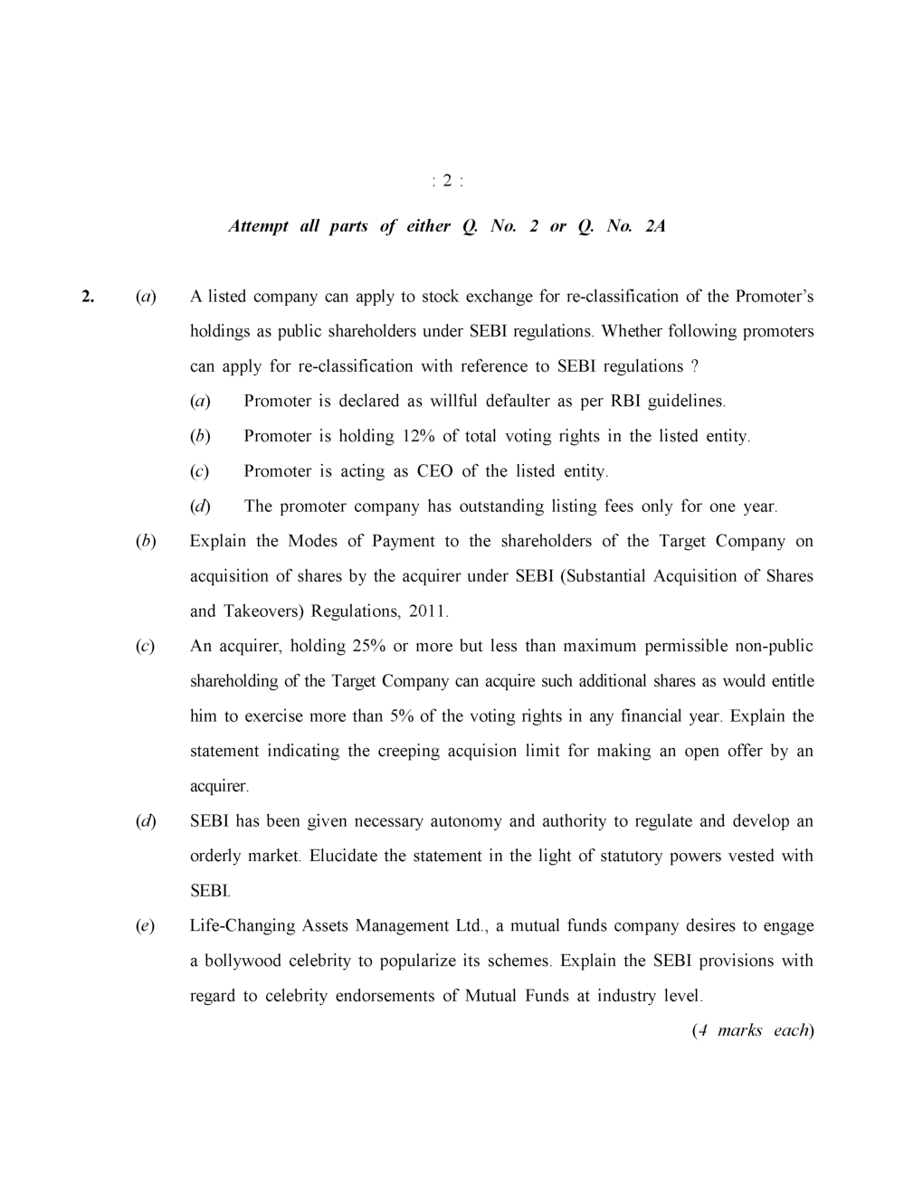 CS Executive Previous Year Question Paper-2019 - Page 3