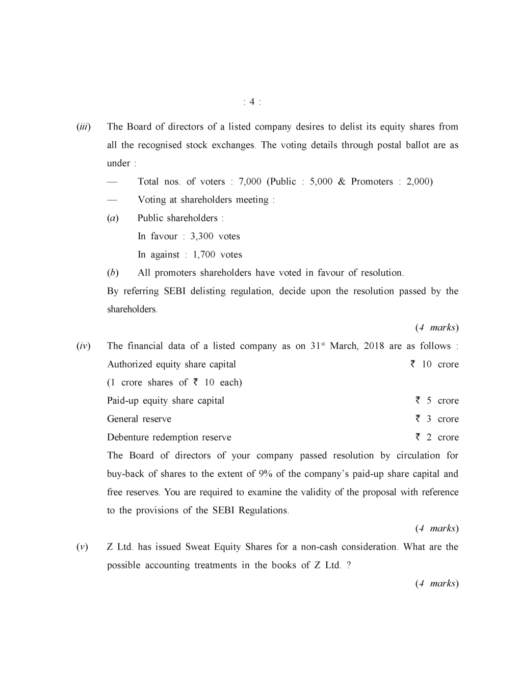 CS Executive Previous Year Question Paper-2019 - Page 5
