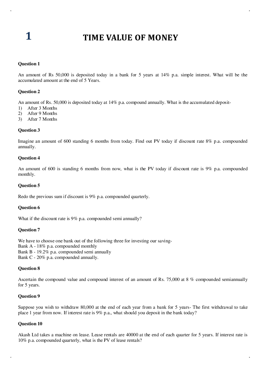 CS Executive Study Notes For Financial Management - Page 2