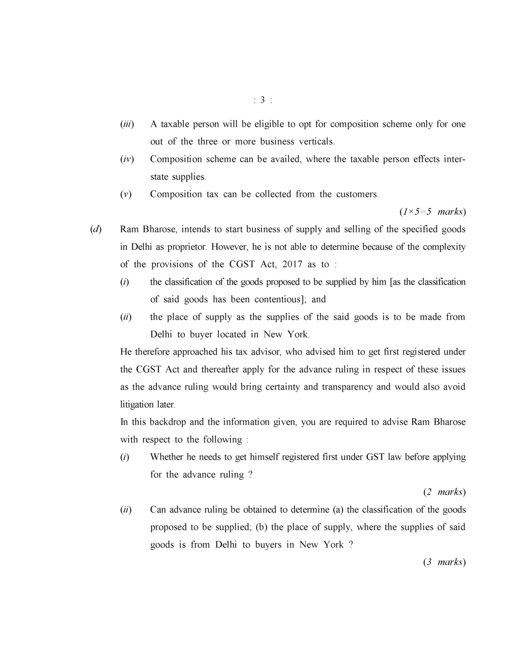 CS Professional Question Paper-2020 - Page 4