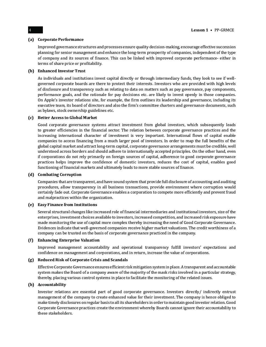 CS Professional Study Material Paper-1 Conceptual Framework Of Corporate Governance - Page 5