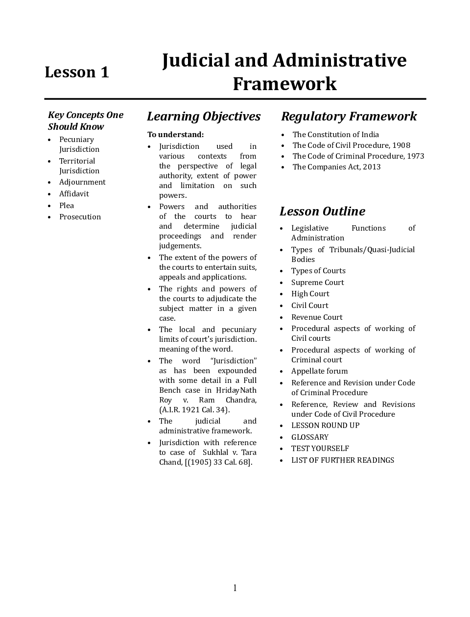 CS Professional Study Material Paper-3 Drafting, Pleadings And Appearances - Page 2