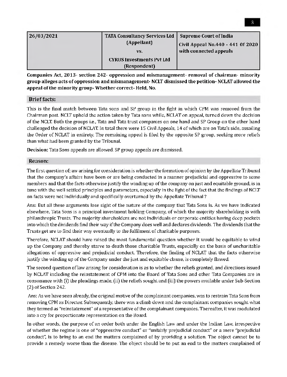 CS Professional Study Material Paper-8 Multidisciplinary Case Studies - Page 5