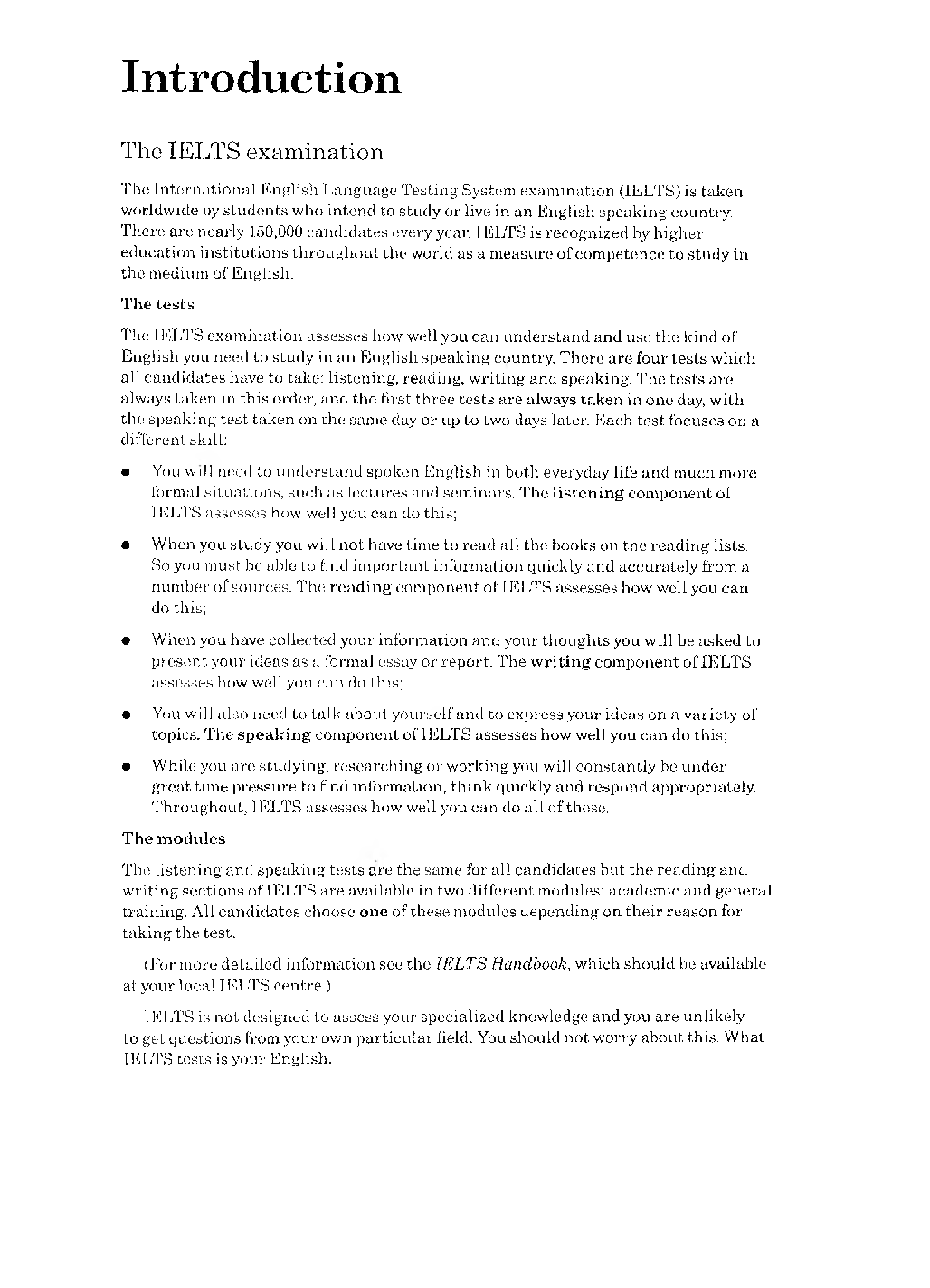 IELTS MCQs For All Papers - Page 3