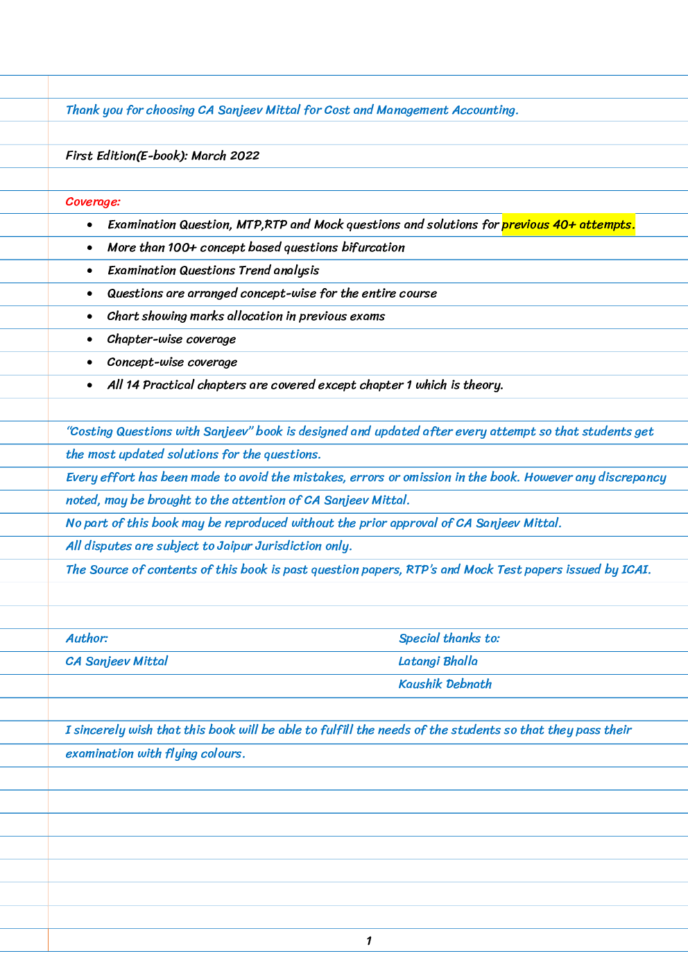 CA Inter Cost and Management Accounting Scanner Notes - Page 2
