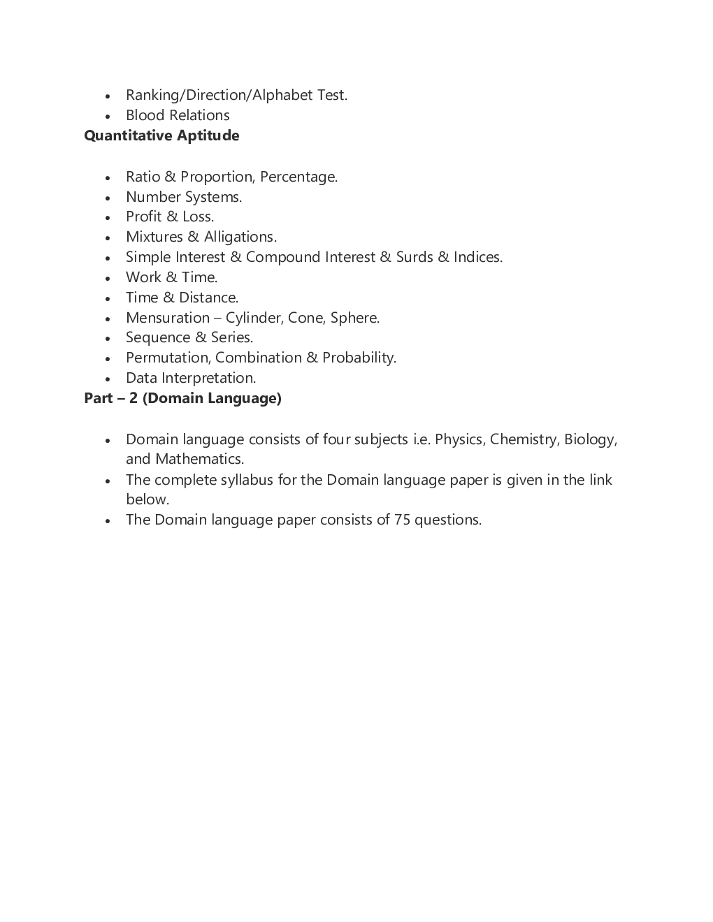 CUET 2022 Exam Syllabus - Page 4