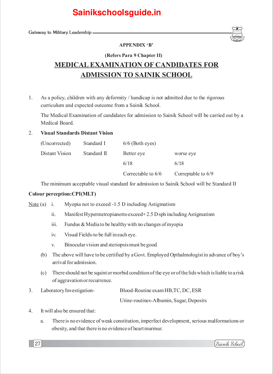 All India Sainik School Entrance Exam Syllabus 2022 Class-6  - Page 4