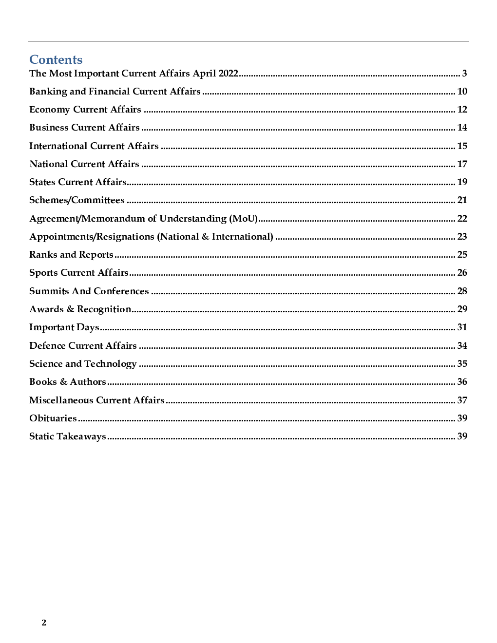 GK  & Current Affairs April 2022 - Page 2