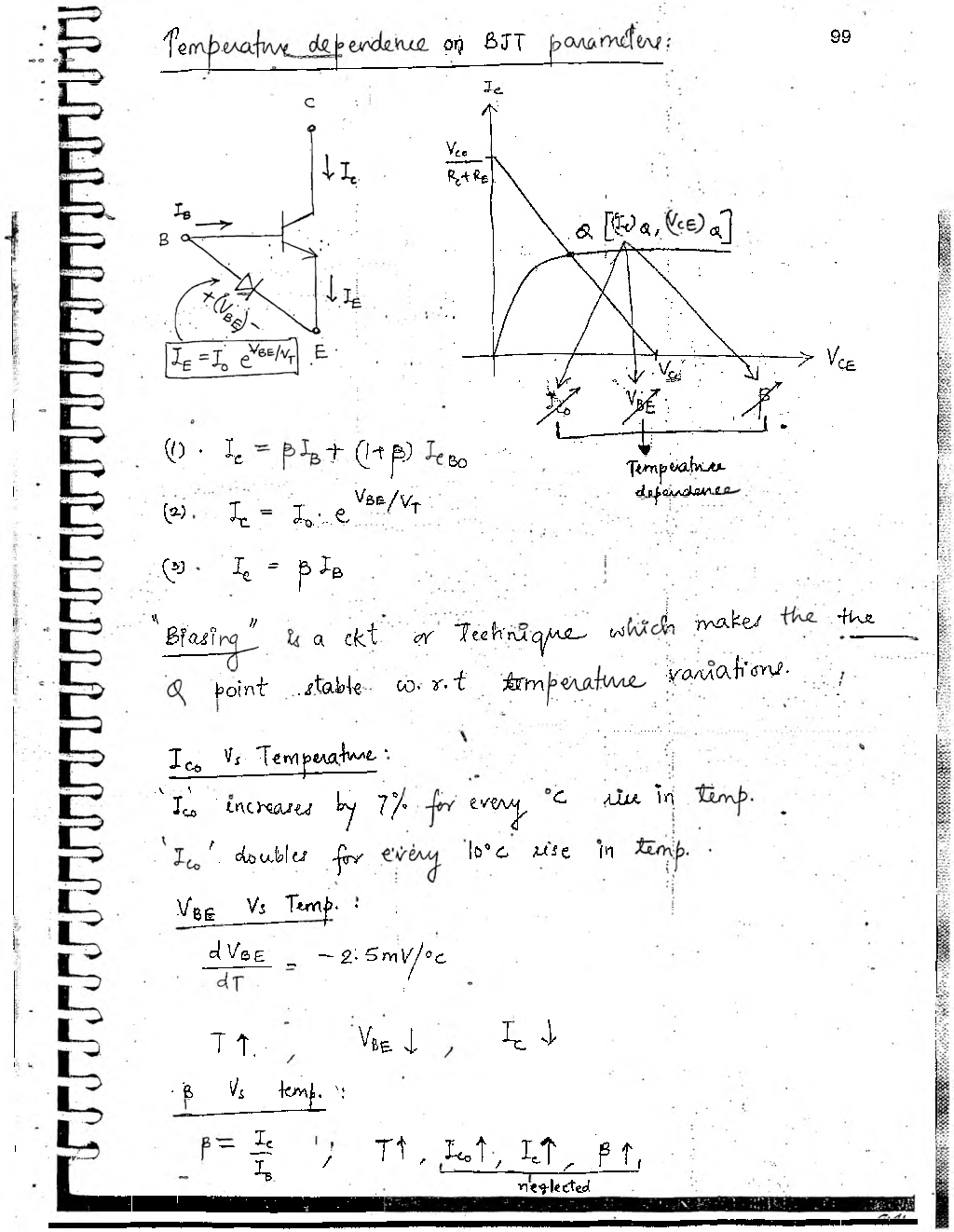 Electrical Engineering Hand Written Notes Analog Electronics Part-2 - Page 2