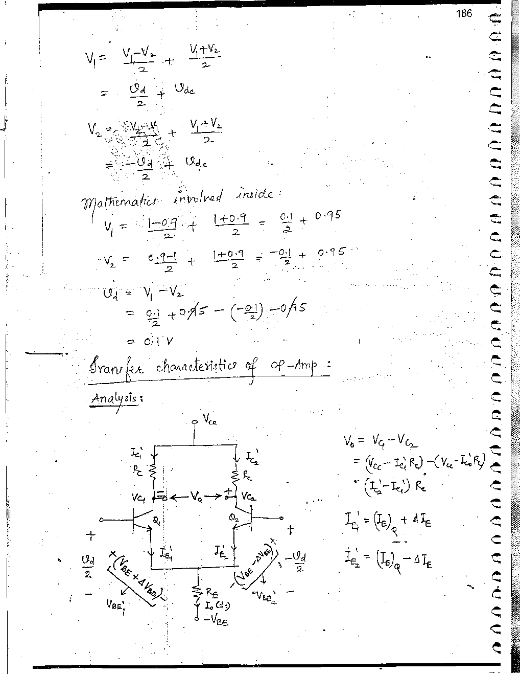 Electrical Engineering Hand Written Notes Analog Electronics Part-3 - Page 5