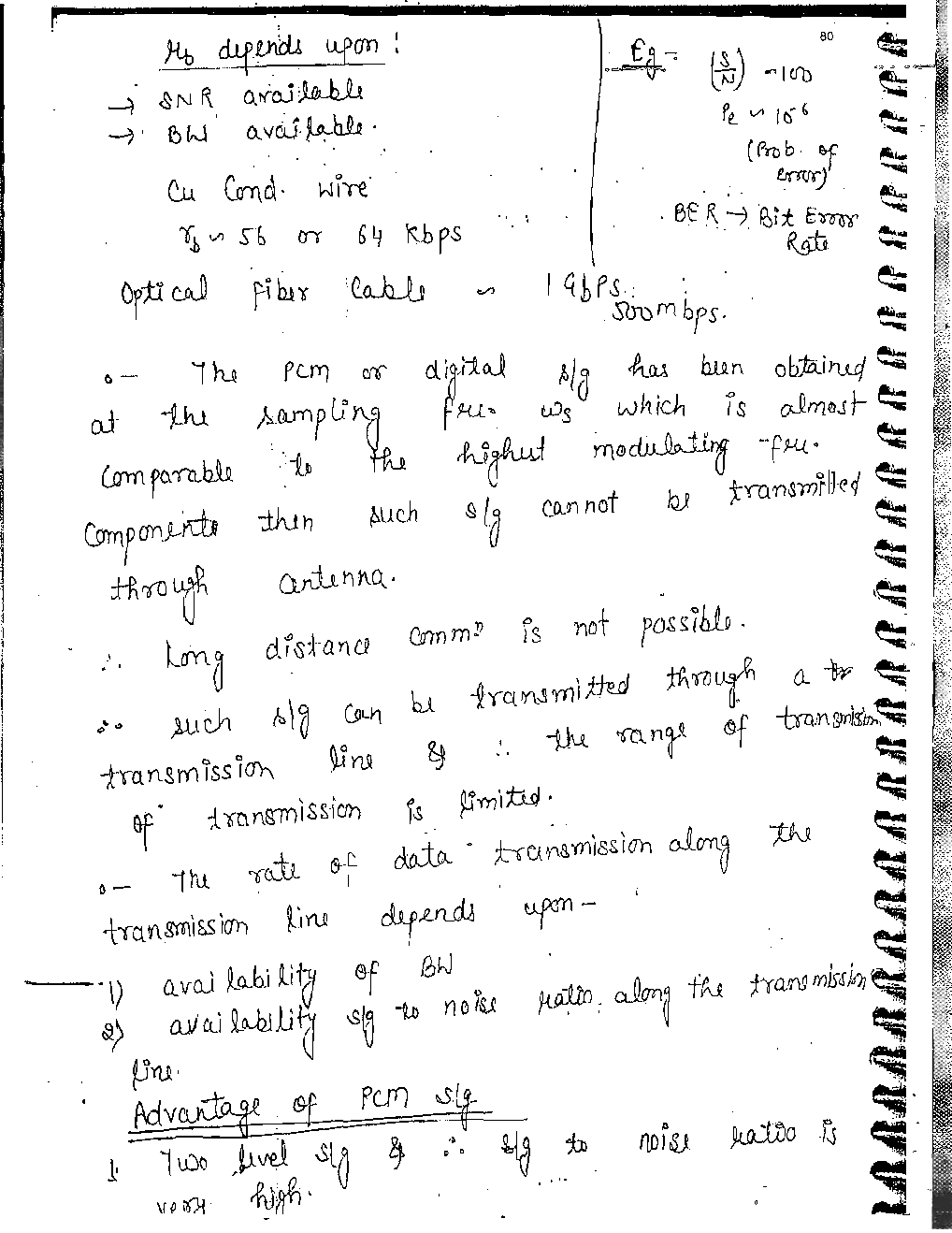 Electrical Engineering Hand Written Notes Communication System Part-2 - Page 4